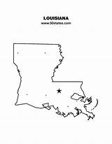Louisiana 50states Baton Capitals Abbreviations sketch template