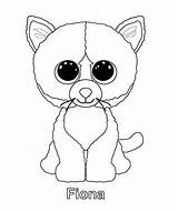 Beanie Coloring Boo Pages Ty Boos Baby Printable Cat Print Kids Babies Colouring Batman Party Sheets Penguin Beannie Dog Color sketch template