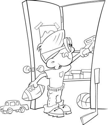 kids  sport coloring pages