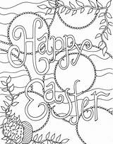 Easter Coloring Pages Doodle Happy Adults Alley Adult Paques Coloriage Colouring Printable Color Adulte Worksheets Worksheet March Print Book School sketch template