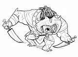 Trollhunters Bular Blinky sketch template