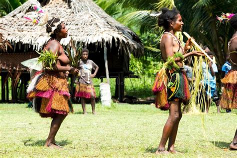 Women Dance Ceremony In Papua New Guinea Editorial Photo