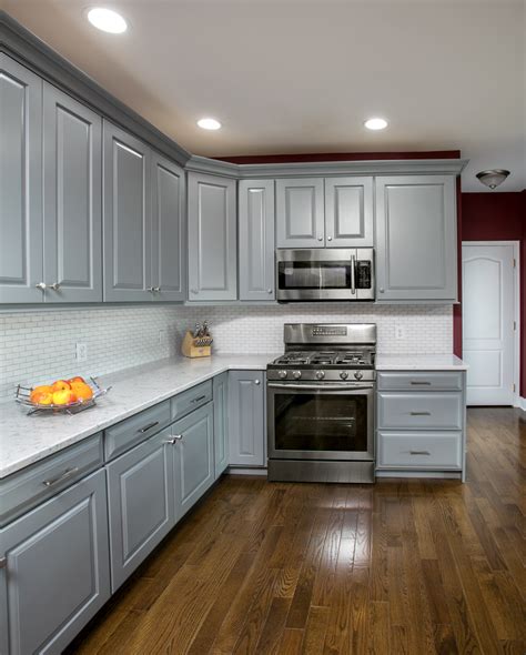 transitional grey kitchen cabinet refacing lets face