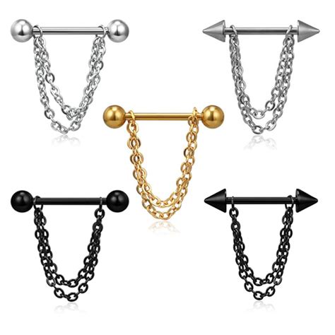 nipple dangle jewelry non piercing piercing nipple jewelry chain 1