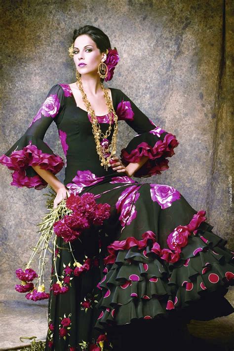 Flamenca Spanish Dress Spanish Dancer Spanish Woman Costume Flamenco