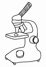 Microscope Clipart Library Drawing sketch template