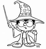 Potter Wizard Coloring Pages Para Young Albus Colorear Hechicero Harry Imagen sketch template