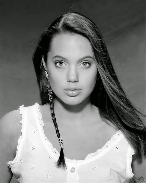 30 Stunning Black And White Photos Of Angelina Jolie From