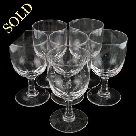 antique wine glasses six wine glasses victorian wine glasses