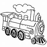 Train Steam Coloring Locomotive Engine Drawing Line Outline Pages Simple Trains Colouring Clipart Netart Printable Sheets Clip Print Getdrawings Da sketch template