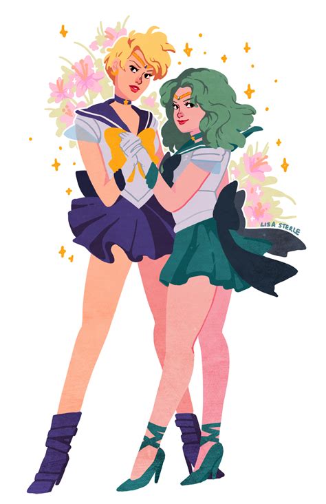 happy pride month from my two favorite lesbians sailor