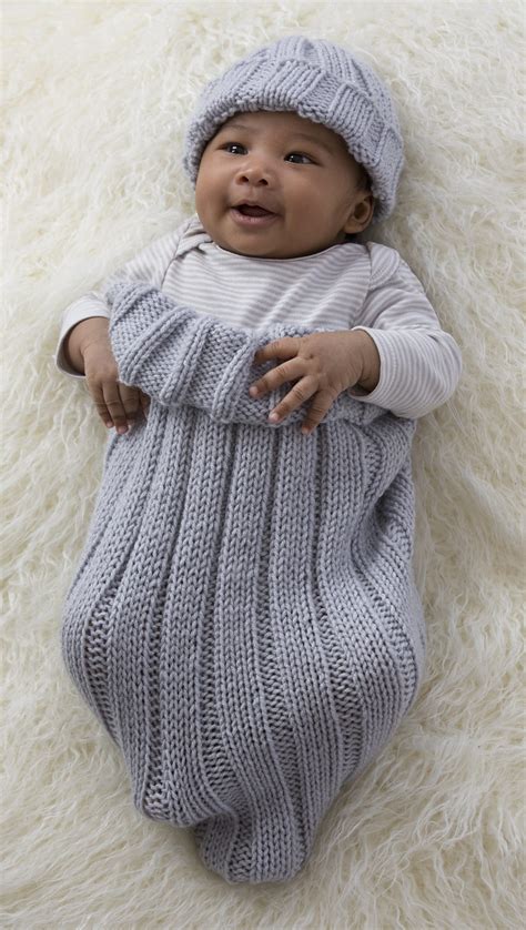 easy knit baby cocoon pattern mike nature