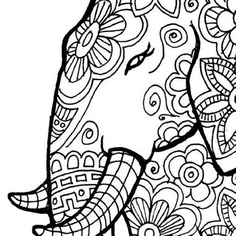 mandala elephant drawing  getdrawings