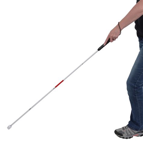 monmed white folding mobility cane  visually impaired blind people