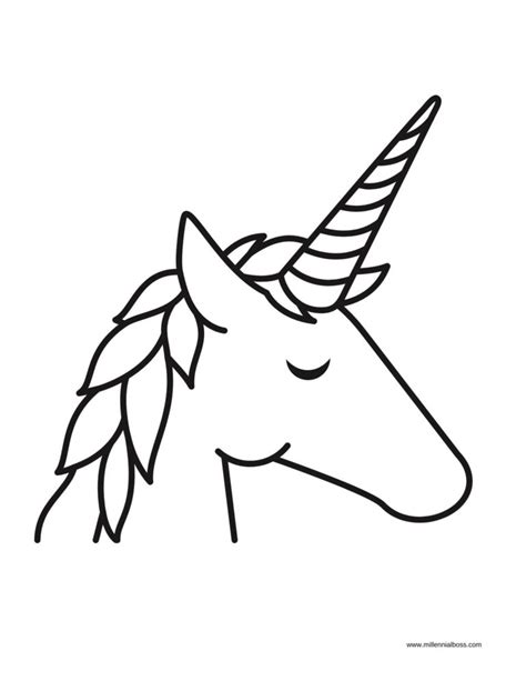 easy unicorn drawing guide  kids   printable
