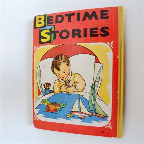 Bedtime Stories Vintage Book Illustrated Published By The