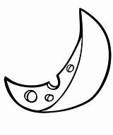 Crescent Moon Coloring Drawing Star Cliparts Outline Pages Cresent Cheese Clipart Getcolorings Library Getdrawings Clipartmag Color sketch template