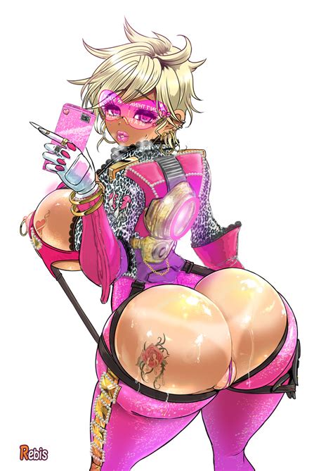 Tracer S Booty Pinup Bimbo Version By Rebis Hentai Foundry