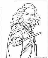 Hermione Potter Harry Granger Coloring Pages Wand Printable Drawing Holding Print Kids Drawings Color Book Info Cartoon Getdrawings Draco Choose sketch template