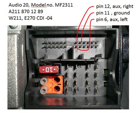 mercedes  stereo wiring diagram wiring diagram