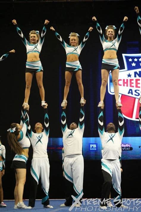 cheer cheerleading cheerextreme coed stunt strength