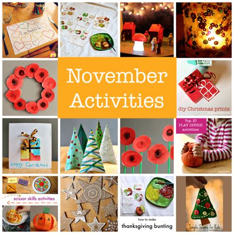 november activity plans     november  kids