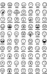 Feelings Emotions Faces Chart Printable Worksheets Feeling Emotion Size Face Worksheet Coloring Pages List Use Feel Charts Look School Above sketch template