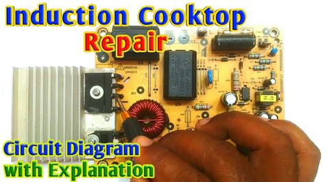 induction cooker repair circuit diagram explanation  repairing youtube