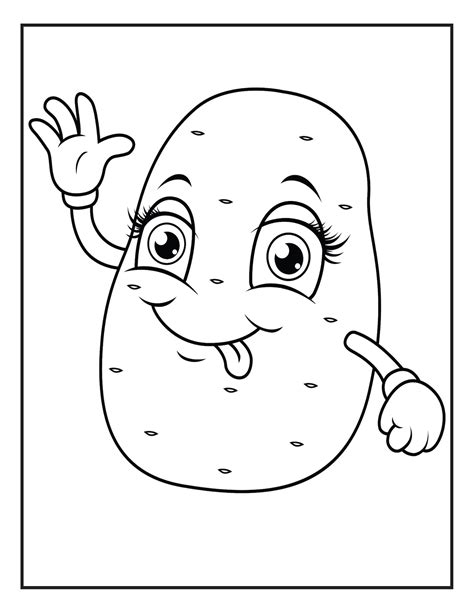 fruit  vegetable coloring pages etsy
