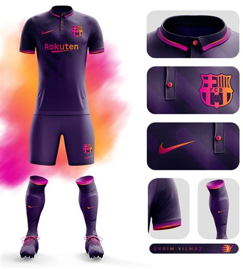 fc barcelona  kit design  behance