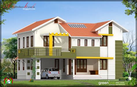 architecture kerala  bhk contemporary style indian home elevation design   sq ft
