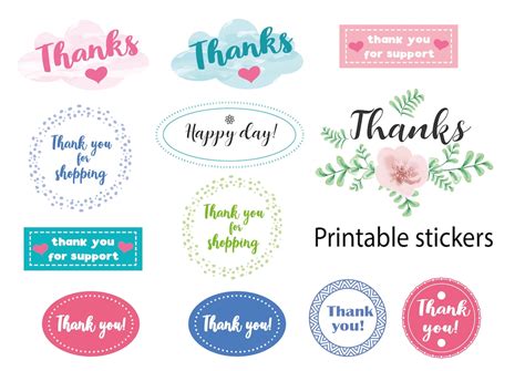 clipart printable stickers   vector  etsy
