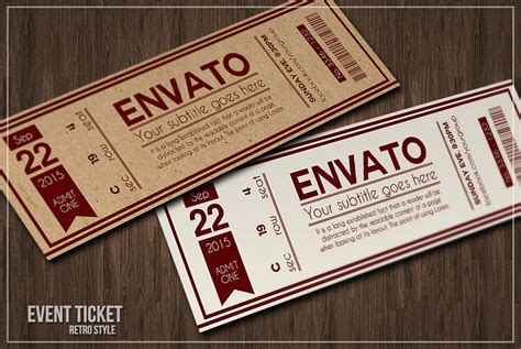 event ticket  examples format sample examples