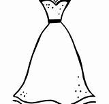 Coloring Pages Gown Ball Dress Getcolorings Printable Getdrawings sketch template