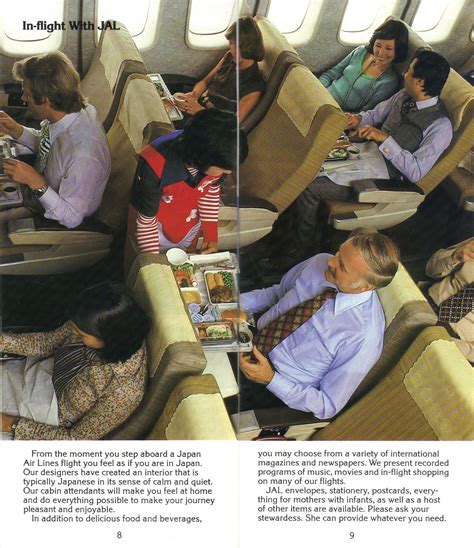 Airlines Past And Present Japan Airlines Inflight Service