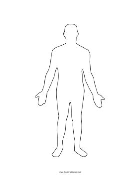body outline png   cliparts  images  clipground