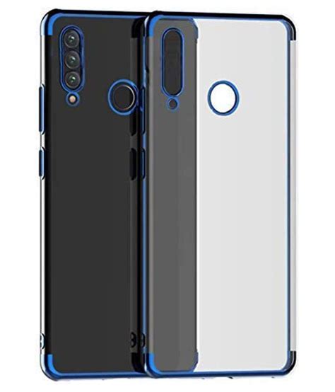 vivo  soft silicon cases clickaway blue electroplated  cover