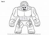 Lego Hulk Coloring Pages Da Colorare Drawing Draw Step Printable Disegni Buster Brick Point Tutorials Getcolorings Getdrawings Color Print sketch template
