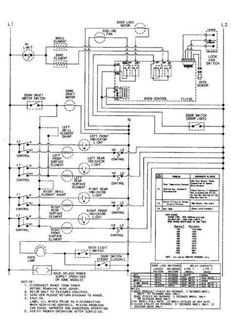 jenn air cooktop wiring diagram jenn air  range timer stove