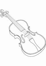 Violin Coloring Clip Clipart Printable Pages Supercoloring Instruments Musical Viola Categories sketch template