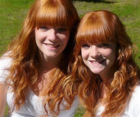 Twins Redhead Day Redheads Redheads Freckles