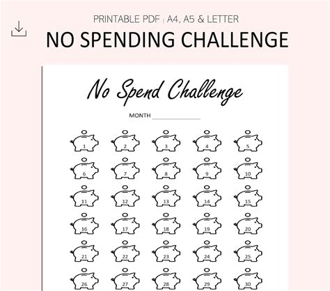 spend challenge  spend tracker  month  spending etsy