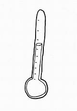Thermometer Coloring Drawing Kids Barometer Cliparts Clipartmag Pages Large sketch template