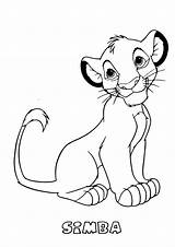 Simba Coloring Pages Printable Coloringme sketch template