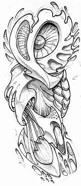 Tattoo Drawings Sleeve Biomechanical Arm Tattoos Bio Mech Designs Drawing Deviantart Line Men Biomech Flash Organic Heart Skull Google Sketches sketch template