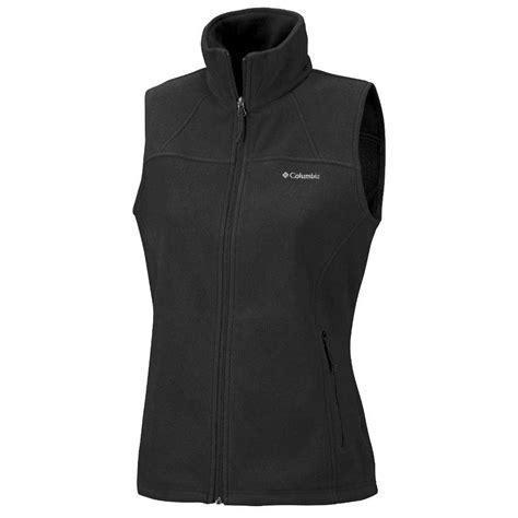 columbia fast trek fleece vest black buy  offers  trekkinn