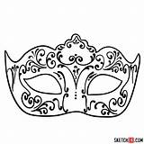 Carnival Venetian Masks Sketchok sketch template