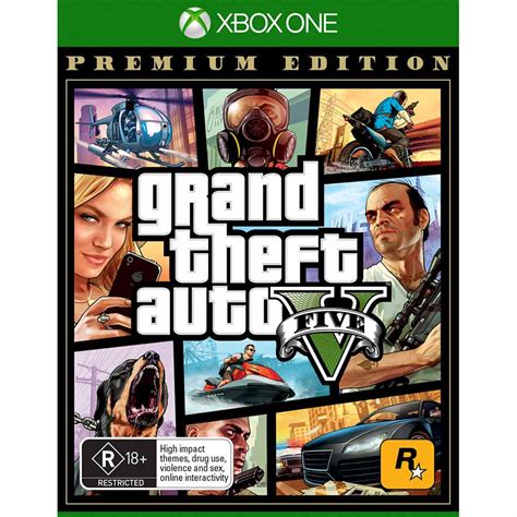 grand theft auto v premium edition xbox one eb games australia