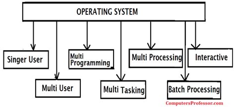 types  operating systems computers professor