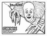 Pennywise Clown Ausmalen Scary Getdrawingscom Drawittoo sketch template